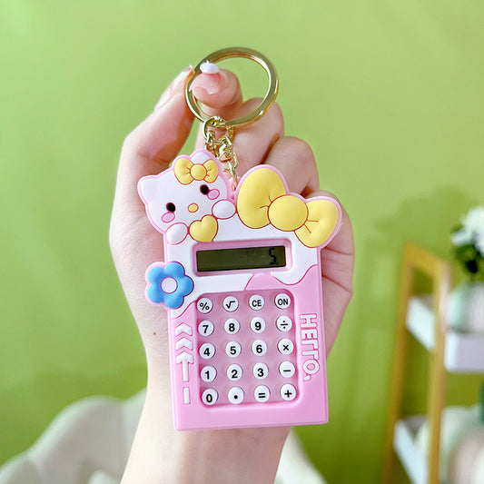 Mini Calculator Keychain – Portable Pocket Calculator for Students, Office, Travel & Everyday Use