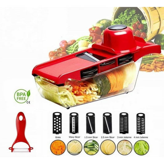 Mandoline Slicer Cutter Chopper Grater – 5-in-1 Multifunctional Vegetable Slicing Tool