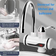 Instant Electric Hot Water Heater Faucet – Tankless Tap with LED Display for Kitchen & Bathroom