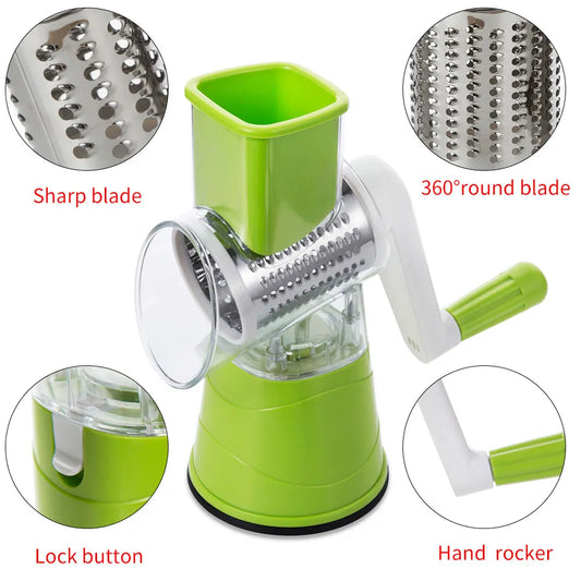 Manual Vegetable Cutter – Multifunctional Hand Chopper & Slicer for Fast, Easy, and Safe Kitchen Food Preparation